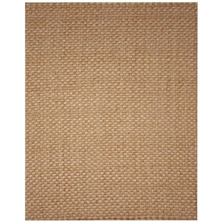 WORK-OF-ART 9 x 12 ft. All Surface Basketweave Rug Pad, Tan - 14 oz WO2521487